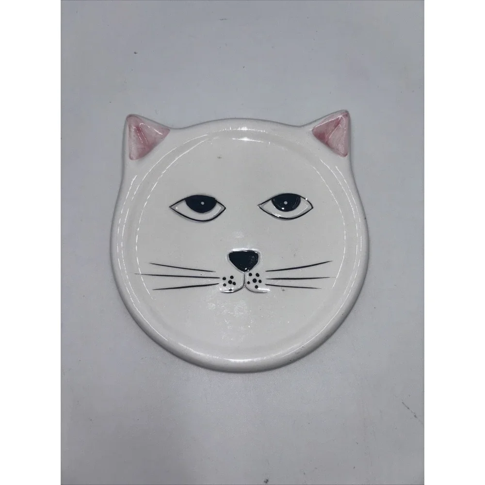 Cat Coasters/ Tea Bag Holders By Bandwagon 2001 Set Of 3